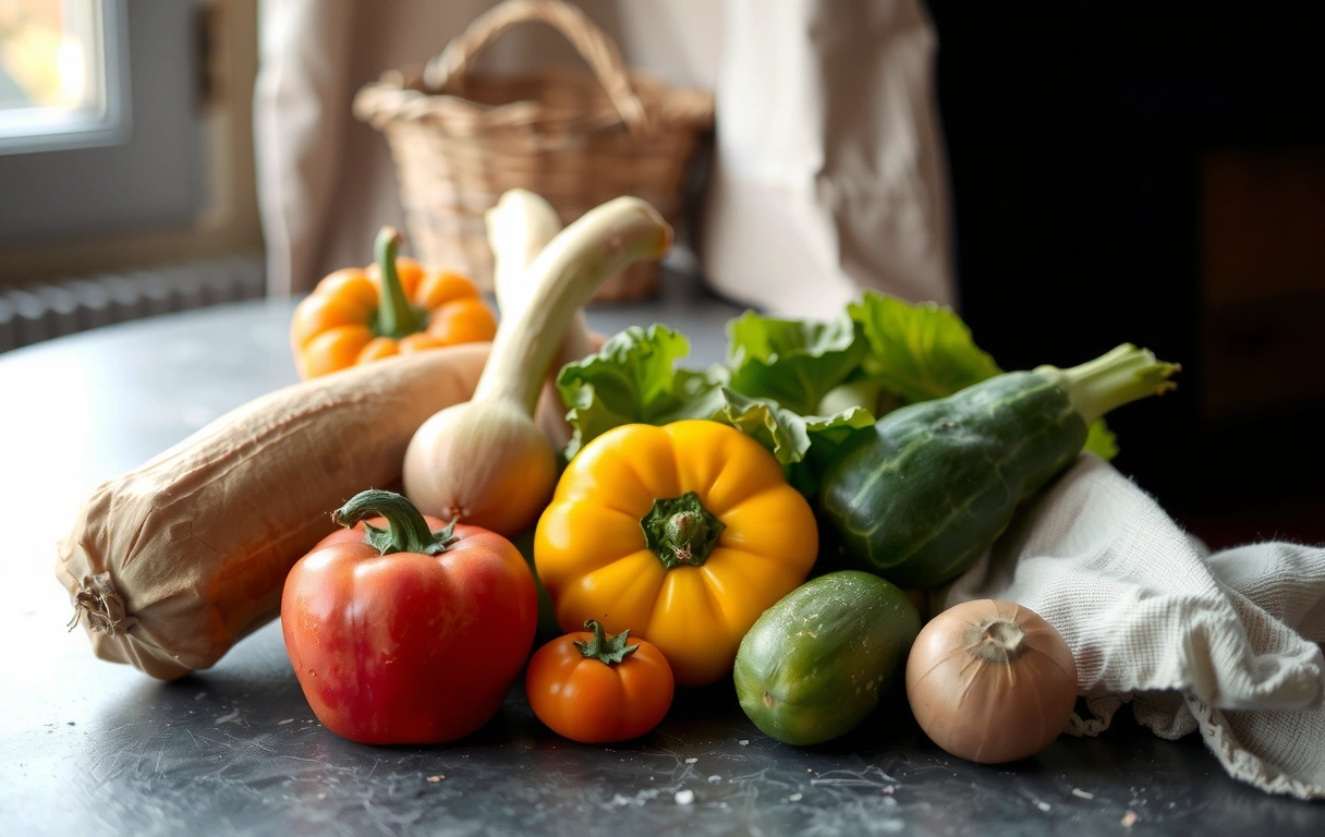 Frische Bio-Lebensmittel